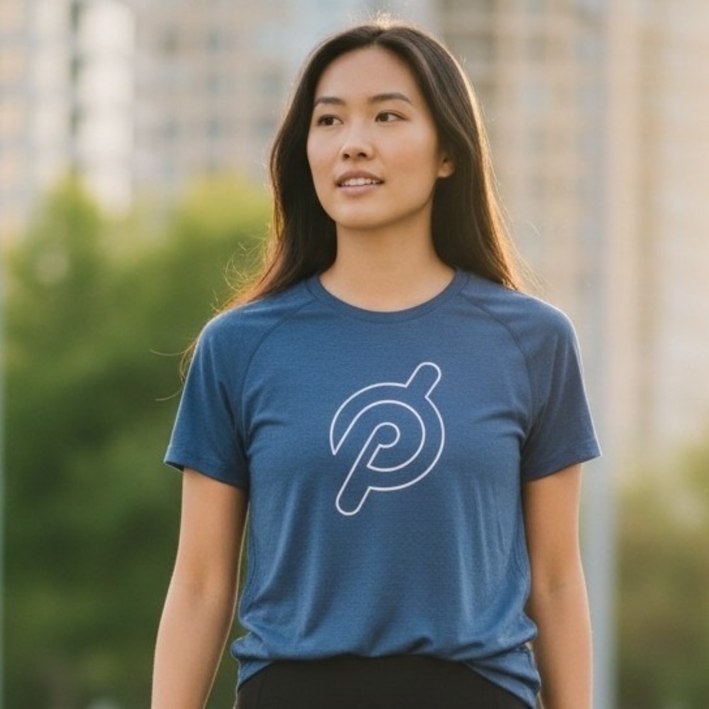 Lululemon Peloton Swiftly Tech Short Sleeve 2.0 Shirt Navy Blue Womens Size S